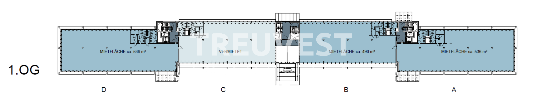 Bürofläche zur Miete provisionsfrei 15,50 € 536 m²<br/>Bürofläche ab 536 m²<br/>Teilbarkeit Heerdt Düsseldorf 40549