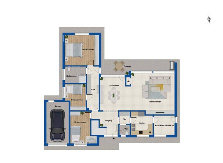 Bungalow zum Kauf 359.000 € 5 Zimmer 132,4 m² 947 m² Grundstück Walsrode 29664