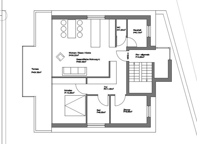 Wohnung zum Kauf provisionsfrei 599.900 € 4 Zimmer 93 m² 2. Geschoss frei ab sofort Lützelsachsen Weinheim 69469