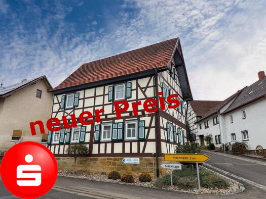 Einfamilienhaus zum Kauf 99.900 € 7 Zimmer 180 m² 302 m² Grundstück Gollmuthhausen Höchheim 97633