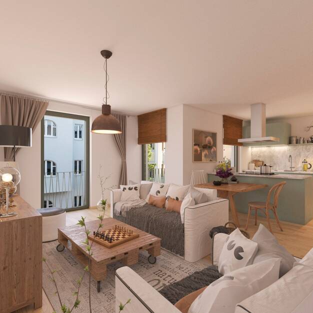 Wohnung zur Miete - Neubau 746 € 2 Zimmer 55,7 m² 3. Geschoss frei ab 01.12.2025 Jacobstraße 14 Innenstadt Halle (Saale) 06110