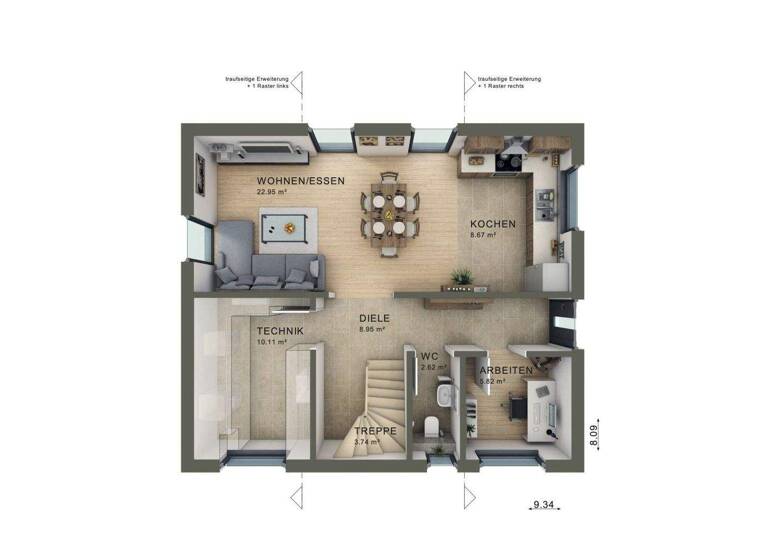 Einfamilienhaus zum Kauf - Erstbezug 515.000 € 5 Zimmer 125 m² 406 m² Grundstück Krumbach Krumbach (Schwaben) 86381
