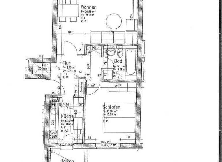 Wohnung zur Miete 1.500 € 3 Zimmer 60 m² 2. Geschoss Braunschweig 38118