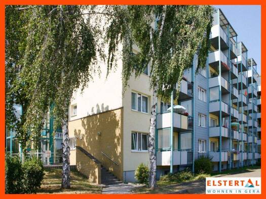 Wohnung zur Miete 374 € 2 Zimmer 50 m² 4. Geschoss L.-Herrmann-Straße 71/0409 Debschwitz Gera 07548