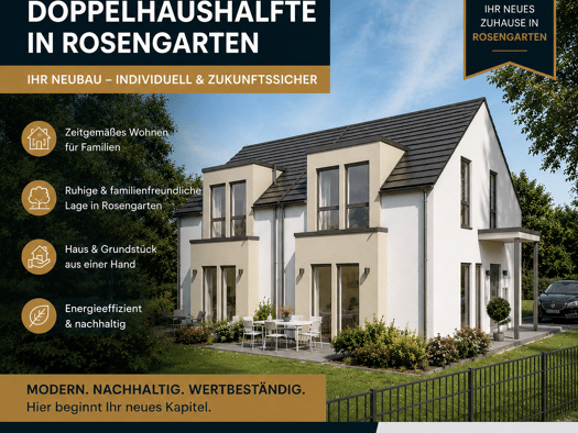 Doppelhaushälfte zum Kauf provisionsfrei 548.000 € 5 Zimmer 113 m² 500 m² Grundstück Eckel Rosengarten 21224