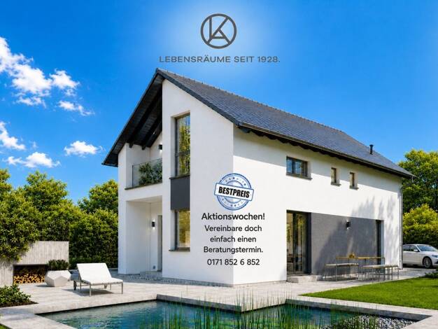 Bungalow zum Kauf 379.677 € 3 Zimmer 118 m² 1.172 m² Grundstück Bad Hersfeld Bad Hersfeld 36251