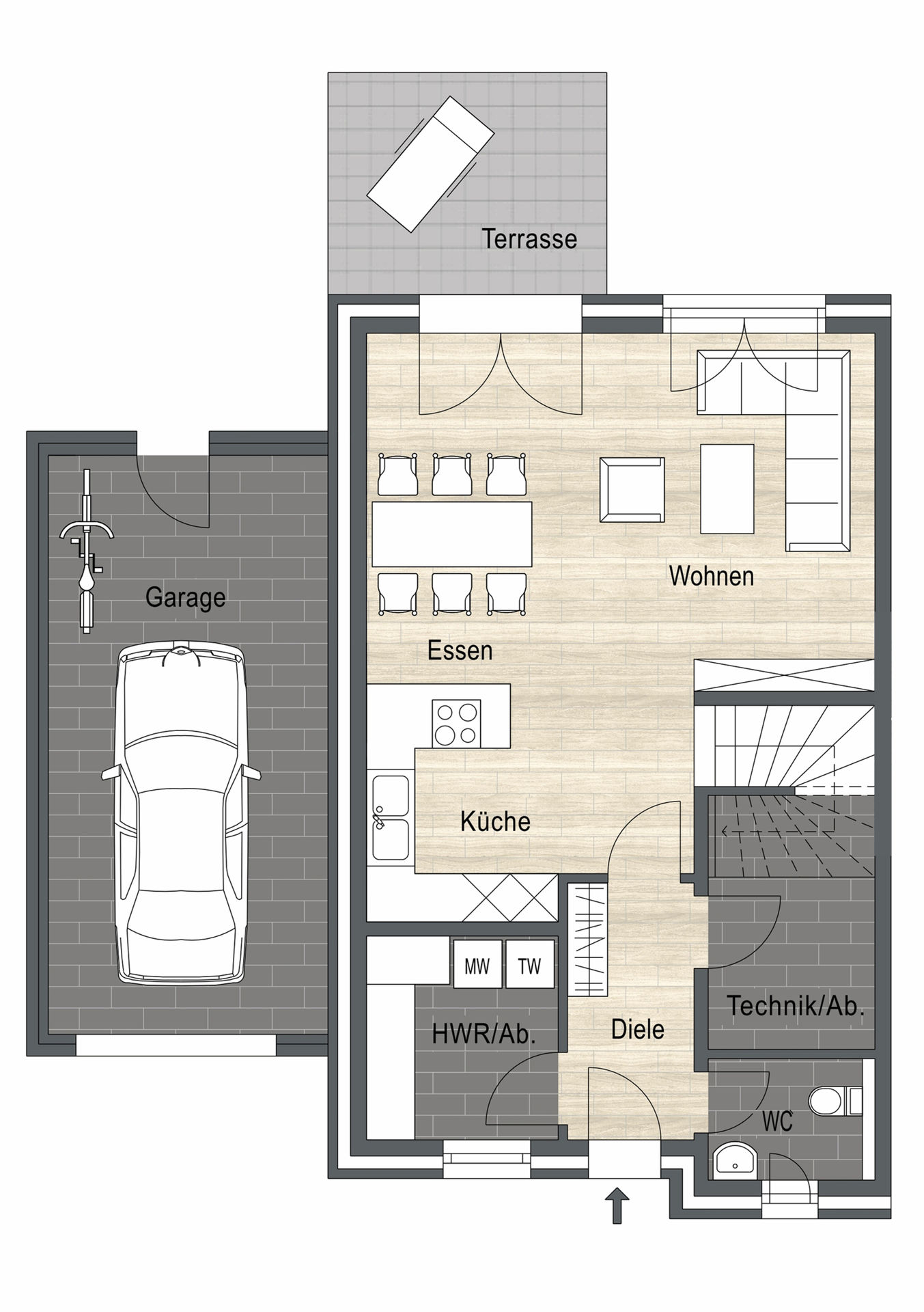 Doppelhaushälfte zum Kauf provisionsfrei 395.000 € 4 Zimmer 119,3 m²<br/>Wohnfläche 322 m²<br/>Grundstück Rhede Rhede 46414