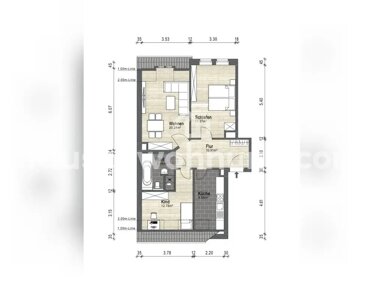 Wohnung zur Miete Tauschwohnung 699 € 3 Zimmer 74 m² 4. Geschoss Schönefeld-Abtnaundorf Leipzig 04347