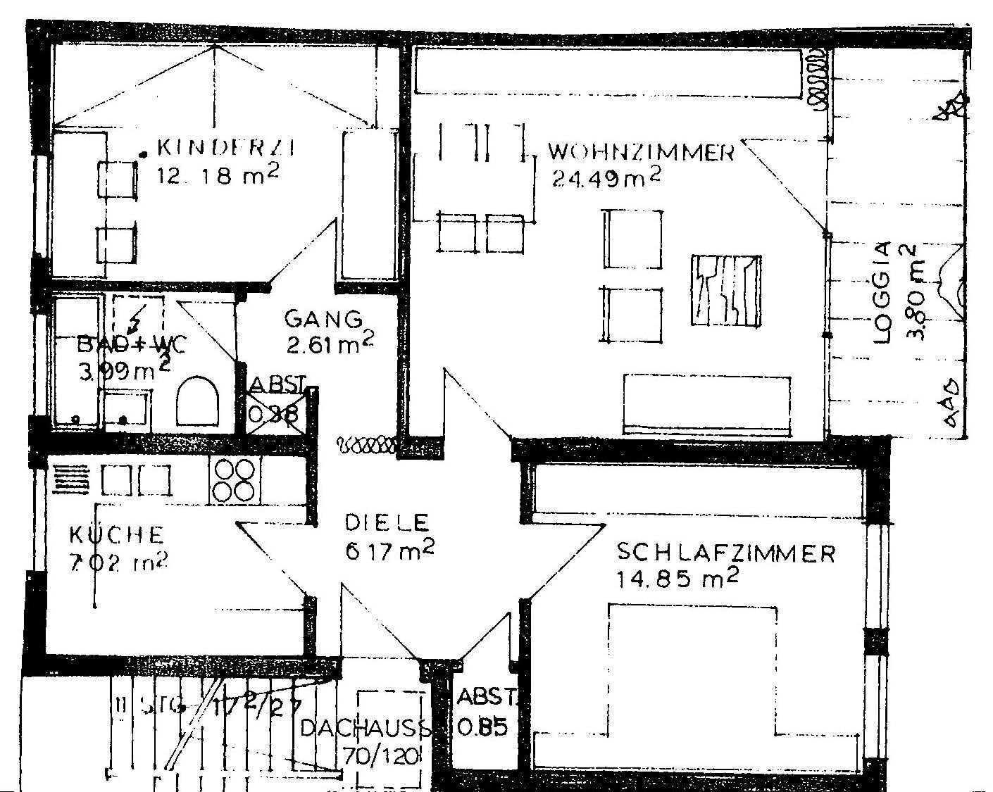 Wohnung zur Miete 758 € 3 Zimmer 75 m²<br/>Wohnfläche 1.<br/>Geschoss 01.03.2025<br/>Verfügbarkeit Wieselerstr. Veilhof Nürnberg 90489