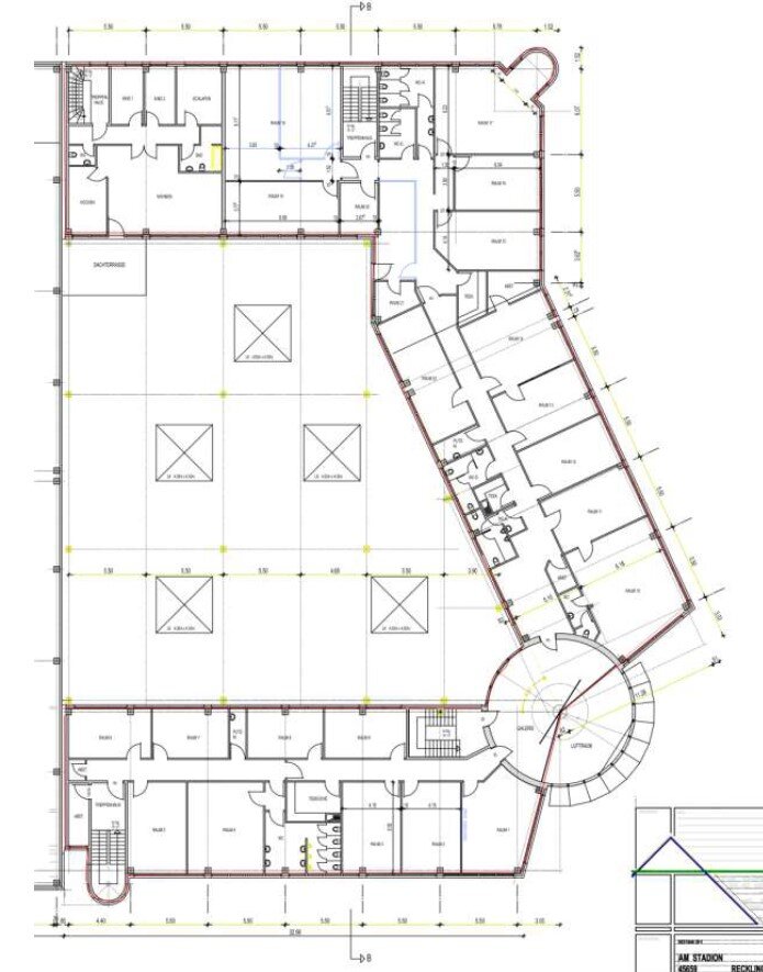 Bürogebäude zur Miete provisionsfrei 980 m²<br/>Bürofläche ab 300 m²<br/>Teilbarkeit Am Stadion 117 Stuckenbusch Recklinghausen 45659