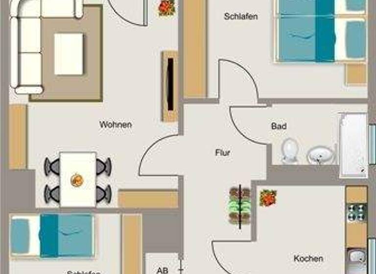 Wohnung zur Miete 399 € 3,5 Zimmer 70 m² 6. Geschoss Straßburger Weg 19 Rotthausen Gelsenkirchen 45884