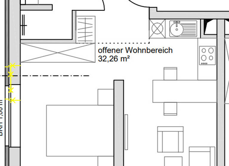 Studio zur Miete 780 € 1 Zimmer 49,5 m² EG frei ab 01.07.2026 Ammerländer Heerstraße 76 Wechloy Oldenburg 26129