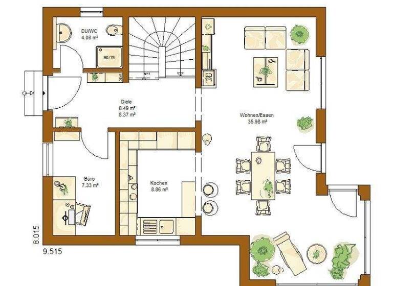 Einfamilienhaus zum Kauf provisionsfrei 413.000 € 4 Zimmer 126 m² 618 m² Grundstück Berlichingen Schöntal 74214