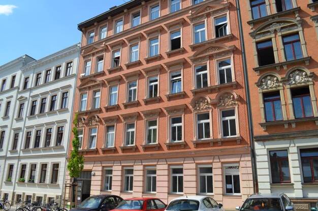 Wohnung zur Miete 1.073 € 4 Zimmer 105,5 m² 3. Geschoss frei ab 01.09.2025 Braustraße 21 Zentrum - Süd Leipzig 04107