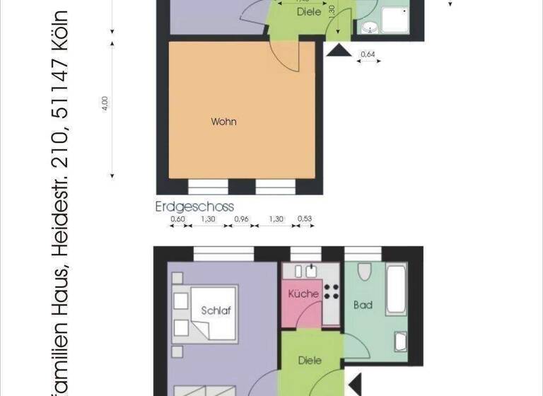 Mehrfamilienhaus zum Kauf als Kapitalanlage geeignet 649.000 € 6 Zimmer 160 m² 400 m² Grundstück Heidestr. 210 Wahnheide Köln 51147