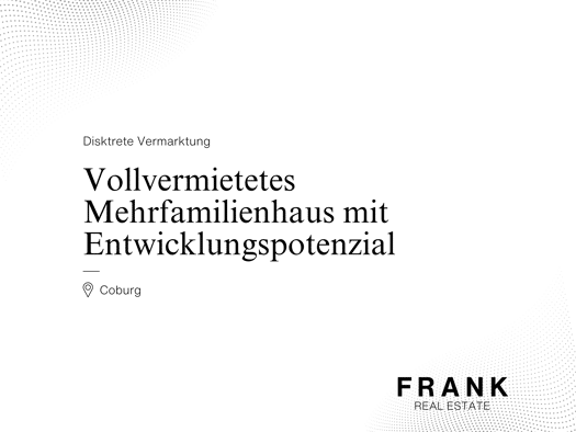 Mehrfamilienhaus zum Kauf provisionsfrei als Kapitalanlage geeignet 460.000 € 12 Zimmer 262,1 m² 616 m² Grundstück Coburg Coburg 96450
