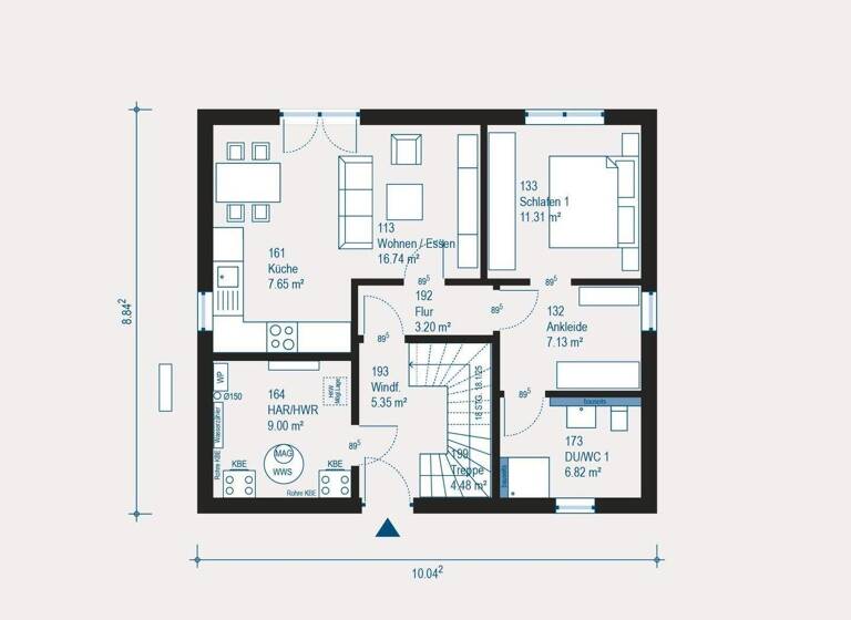 Mehrfamilienhaus zum Kauf 452.000 € 4 Zimmer 141,4 m² 371 m² Grundstück Großen-Linden Linden 35440