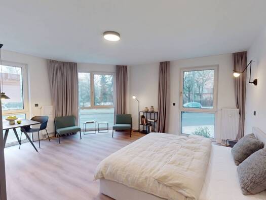 Wohnung zur Miete - Erstbezug 886 € 1 Zimmer 38,5 m² EG frei ab sofort Scharnweberstraße 2 Oberschöneweide Treptow-Köpenick 12459