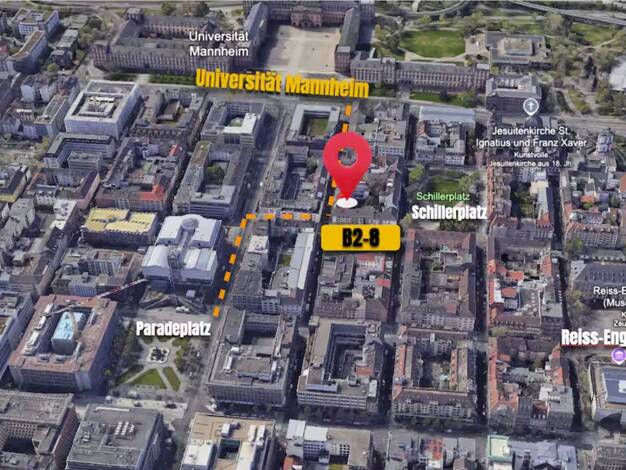 Wohnung zur Miete 882 € 2,5 Zimmer 66 m² A1 2 Quadrate Mannheim 68159