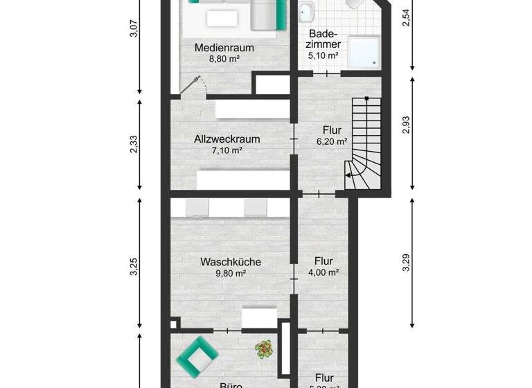 Reihenmittelhaus zum Kauf 399.000 € 5 Zimmer 114 m² 270 m² Grundstück Lindstedter Weg 11i Stadtfeld West Magdeburg 39110