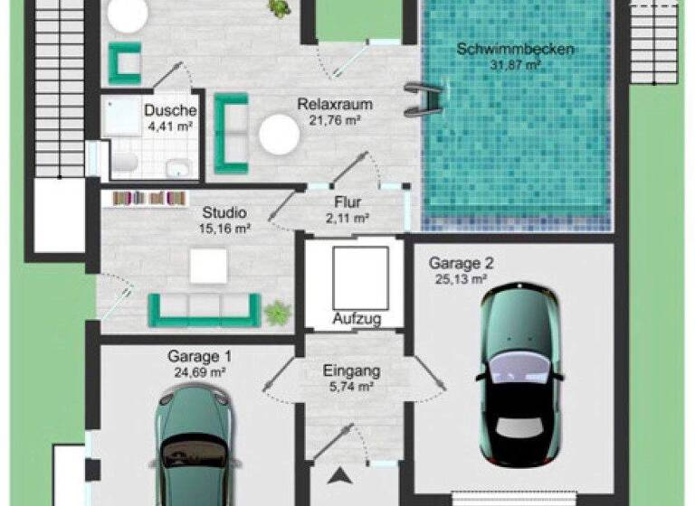 Villa zum Kauf provisionsfrei 830.000 € 5 Zimmer 255 m² 643 m² Grundstück Speicher 54662