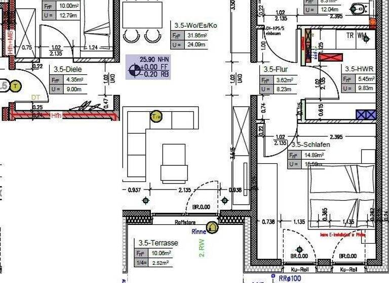 Wohnung zur Miete - Erstbezug 1.075 € 3 Zimmer 81 m² frei ab 01.08.2026 Geldern 47608
