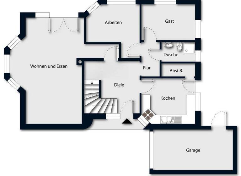Einfamilienhaus zum Kauf 450.000 € 6 Zimmer 150 m² 641 m² Grundstück Mürwik Flensburg 24944