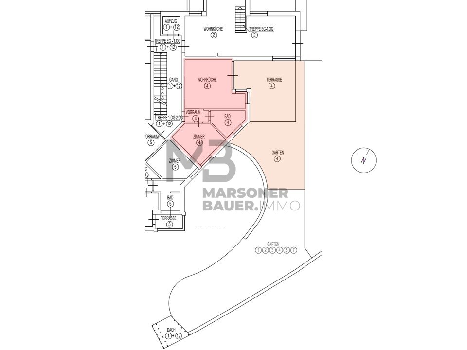 Terrassenwohnung zur Miete 1.350 € 2 Zimmer 44,3 m²<br/>Wohnfläche Merano / Meran 39012