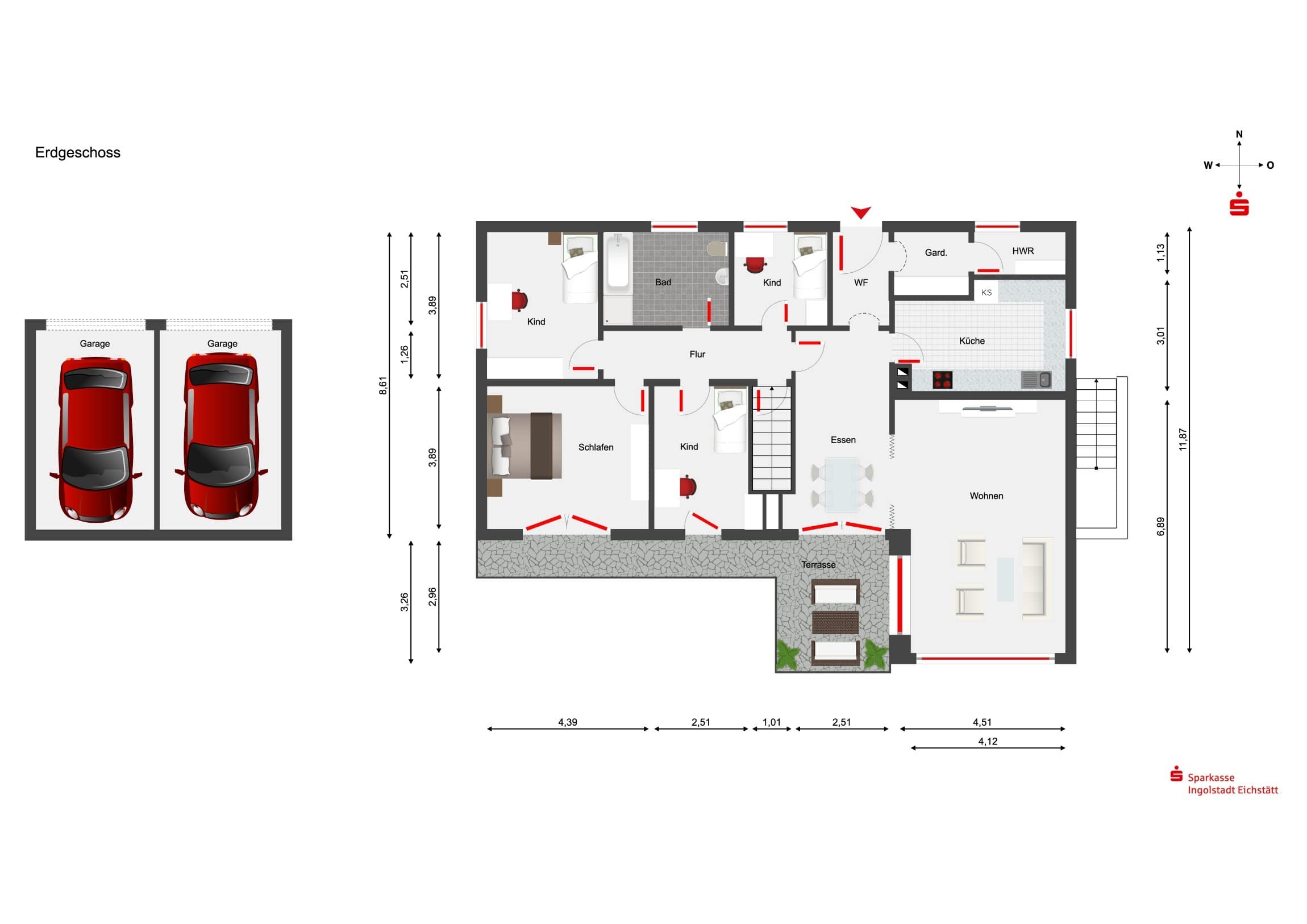 Bungalow zum Kauf 380.000 € 5 Zimmer 121,6 m²<br/>Wohnfläche 993 m²<br/>Grundstück Pförring Pförring 85104