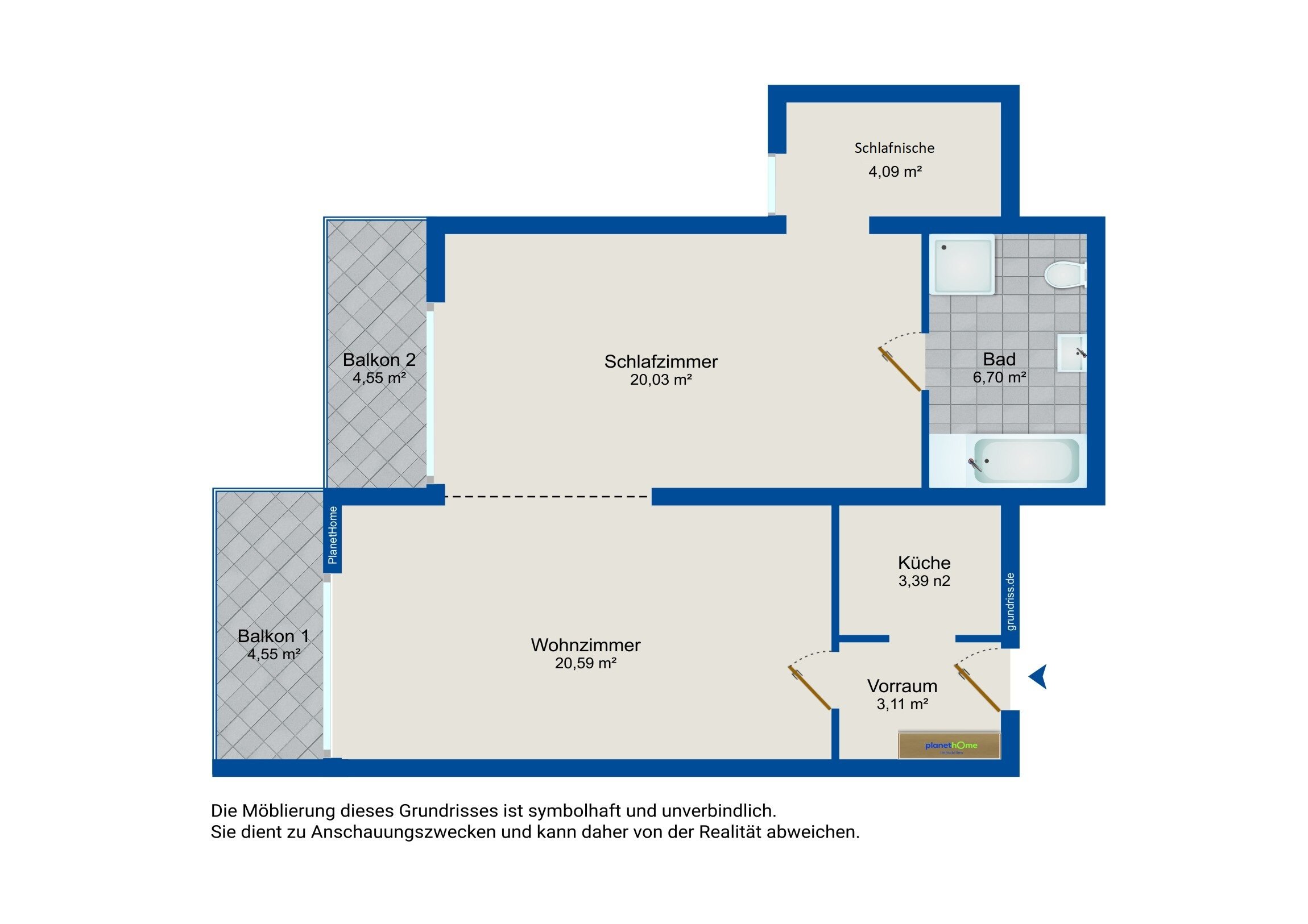 Wohnung zum Kauf 329.000 € 2 Zimmer 58 m²<br/>Wohnfläche 4.<br/>Geschoss Aigen I Salzburg 5020