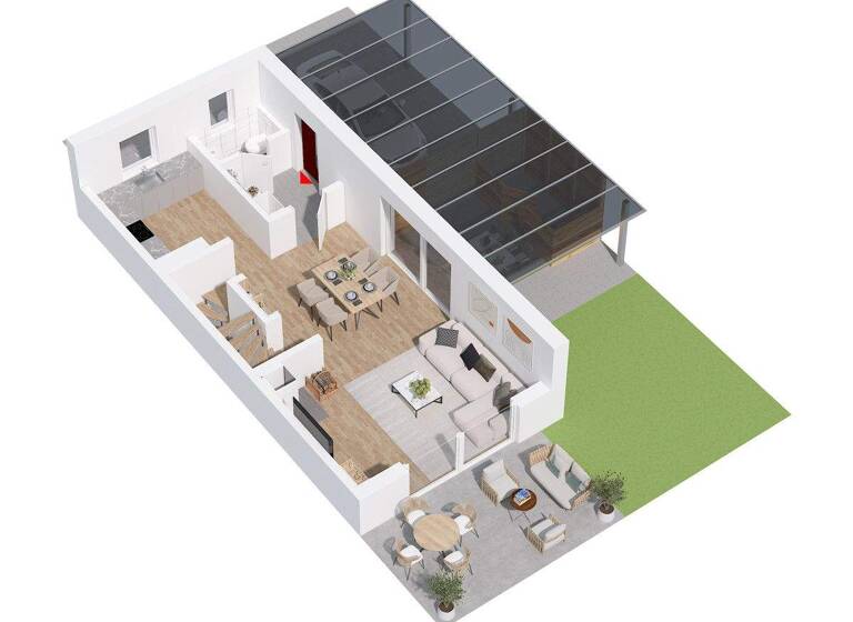 Doppelhaushälfte zum Kauf 745.000 € 5 Zimmer 140,3 m² 229 m² Grundstück Obertraubling 93083