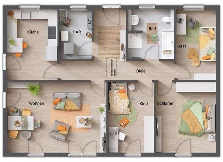 Bungalow zum Kauf - Erstbezug 534.000 € 4 Zimmer 117 m² 1.111 m² Grundstück Ludwigsthal Neunkirchen Kohlhof 66539
