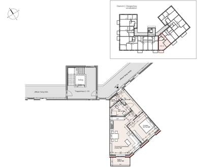 Wohnung zur Miete - Neubau nur mit Wohnberechtigungsschein 348 € 2 Zimmer 58 m² 2. Geschoss frei ab sofort Familie-Cohn-Str. 2 Vier Boizenburg/Elbe 19258