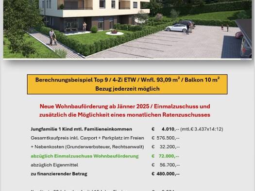 Wohnung zum Kauf provisionsfrei 543.500 € 4 Zimmer 93 m² 2. Geschoss Palfnerstraße 6 Bad Gastein 5640