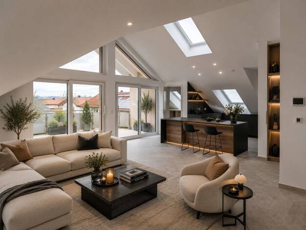 Penthouse zum Kauf provisionsfrei 1.090.000 € 4 Zimmer 144,7 m² 2. Geschoss Faistenhaar Brunnthal 85649