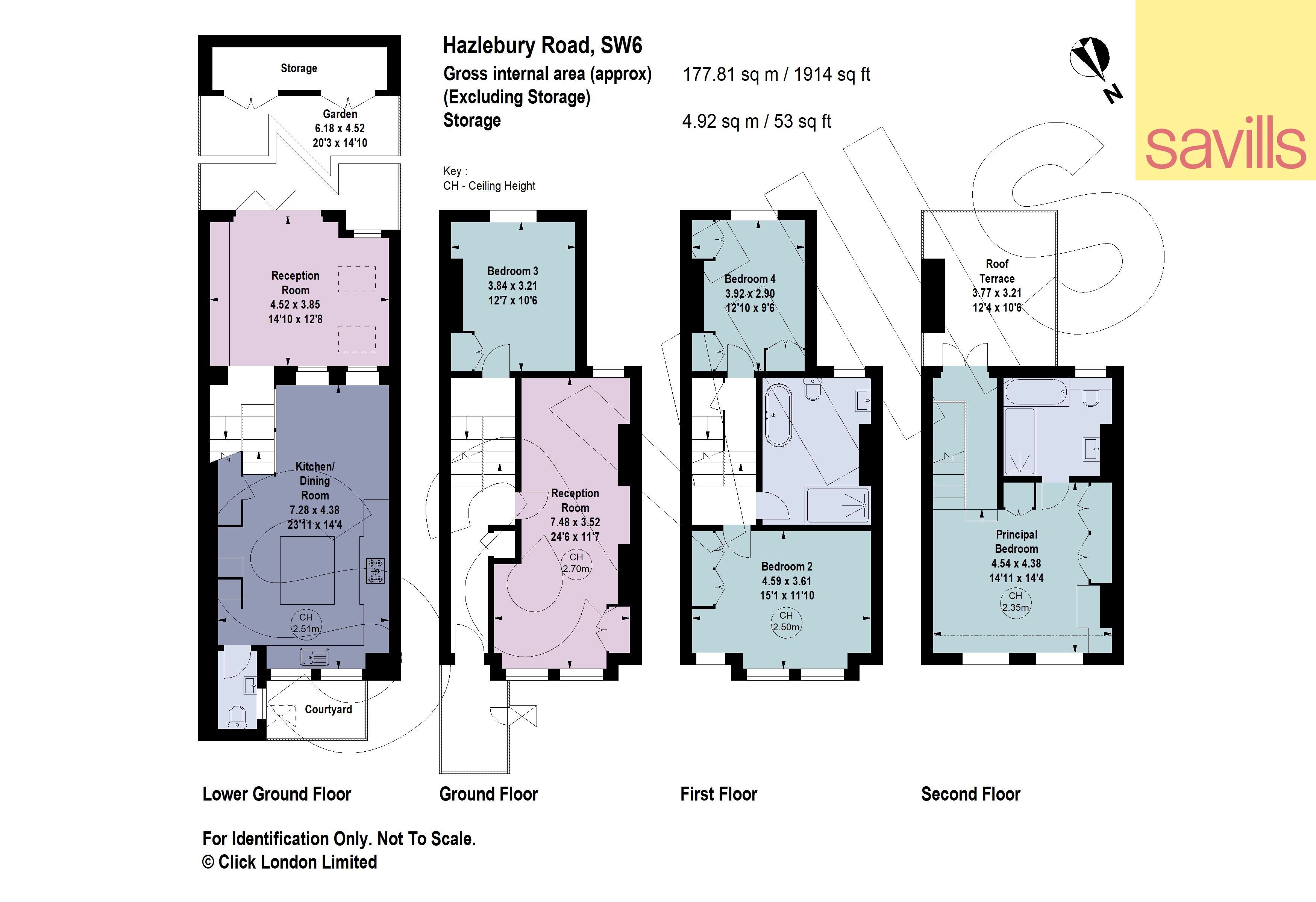 Haus zum Kauf provisionsfrei 2.229.468 € 5 Zimmer 177,8 m²<br/>Wohnfläche London SW6 2ND