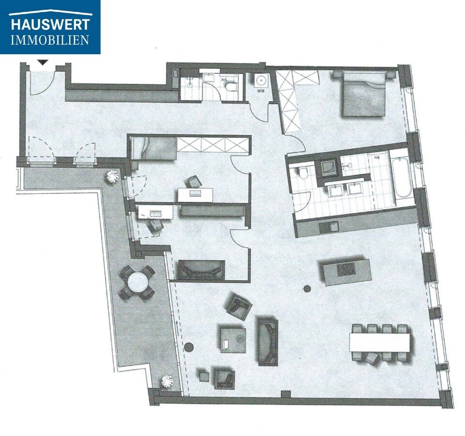 Wohnung zum Kauf 1.439.000 € 4 Zimmer 177 m²<br/>Wohnfläche ab sofort<br/>Verfügbarkeit Gallus Frankfurt 60486