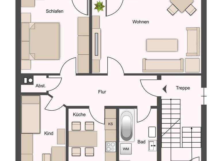 Wohnung zum Kauf 158.500 € 3 Zimmer 76,9 m² frei ab 01.08.2026 Harsefeld 21698