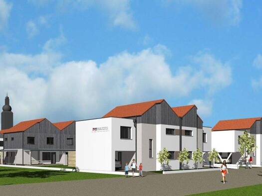 Reihenmittelhaus zur Miete - Erstbezug 1.334 € 4 Zimmer 121,1 m² 240,4 m² Grundstück Kirchengasse Sankt Andrä am Zicksee 7161