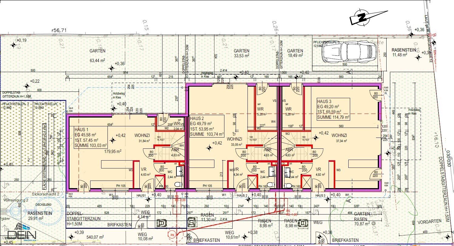 Doppelhaushälfte zum Kauf 549.000 € 4 Zimmer 107,1 m²<br/>Wohnfläche Wien 1220