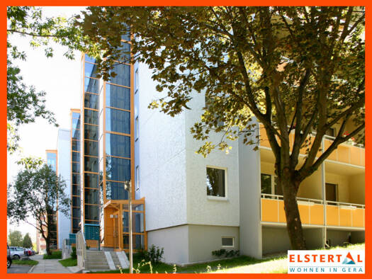 Wohnung zur Miete 320 € 2 Zimmer 50 m² 4. Geschoss Leuchtenburgstraße 27 Bieblach-Ost Gera 07552