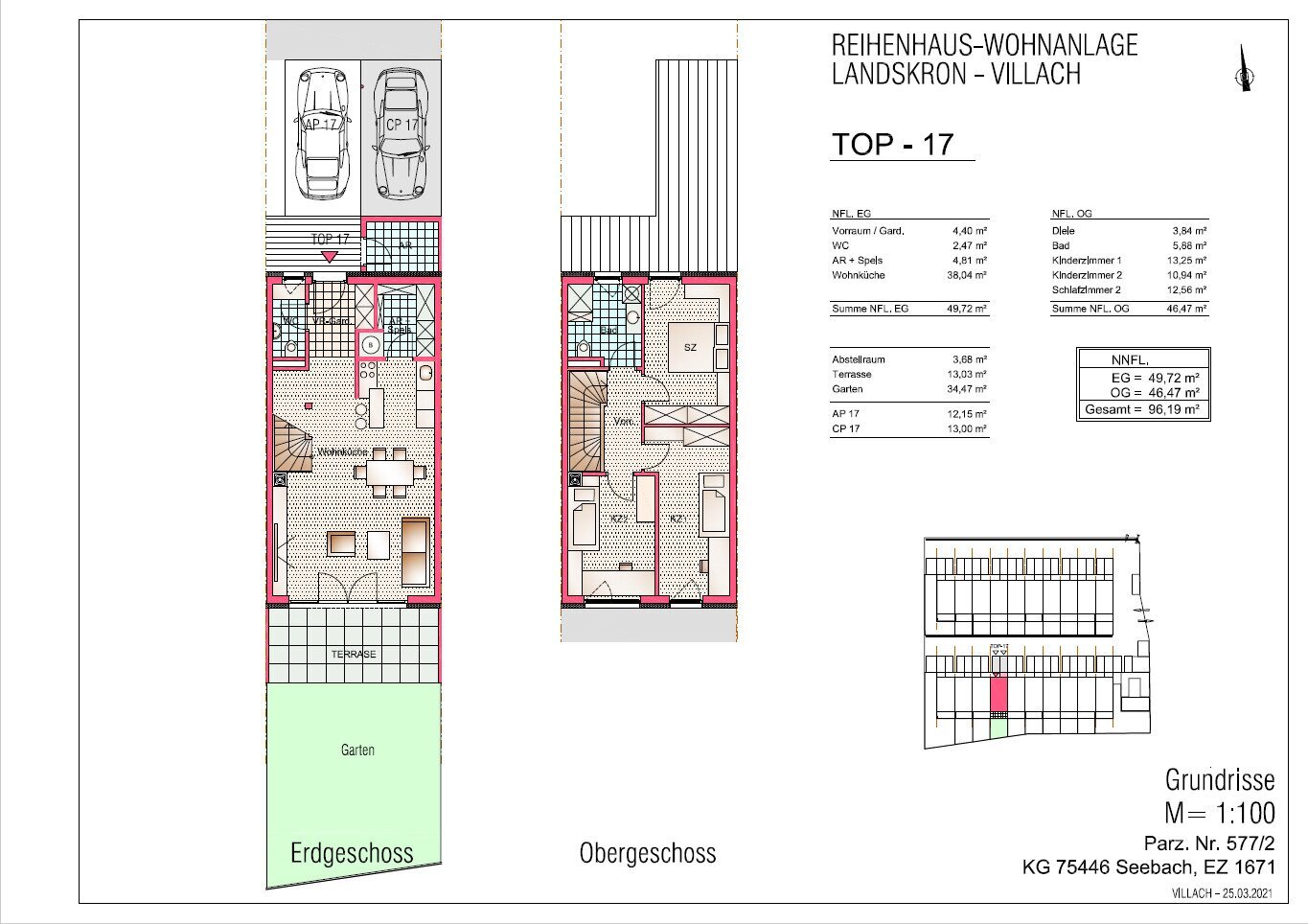 Haus zur Miete 1.750 € 4 Zimmer 96 m²<br/>Wohnfläche Gratschach Villach 9523