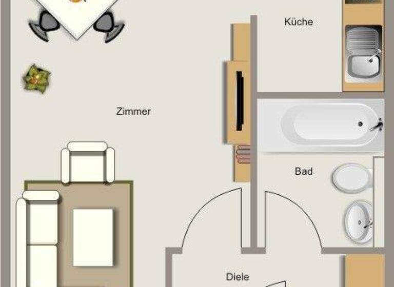 Wohnung zur Miete 395 € 1,5 Zimmer 28,6 m² 1. Geschoss Blenkerweg 32 Wellinghofen Dortmund 44265