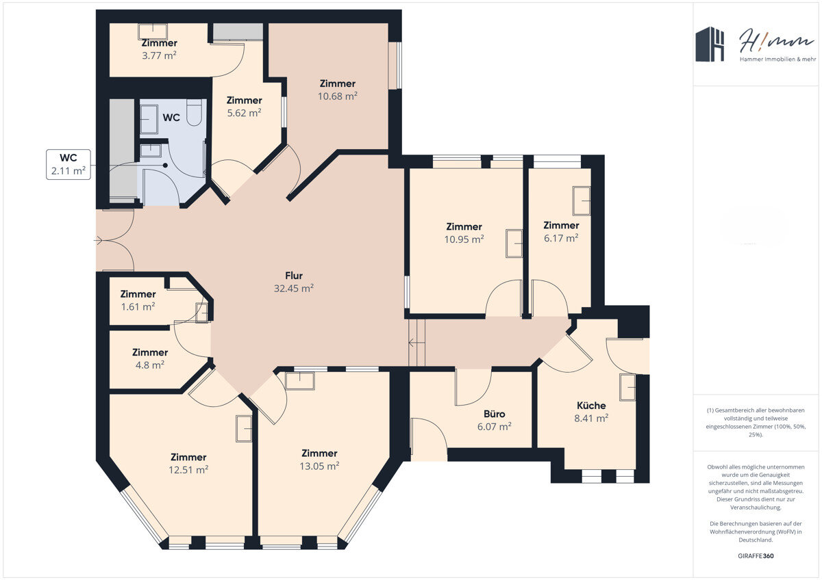 Praxis zur Miete 1.517 € 10 Zimmer 130 m²<br/>Bürofläche Montabaur Montabaur 56410