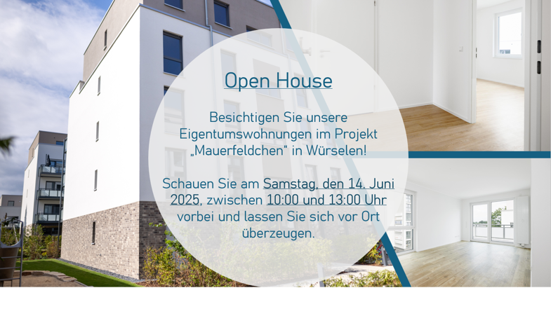 Wohnung zum Kauf - Neubau provisionsfrei 325.500 € 3 Zimmer 75 m² 3. Geschoss Mauerfeldchen Würselen Würselen 52146