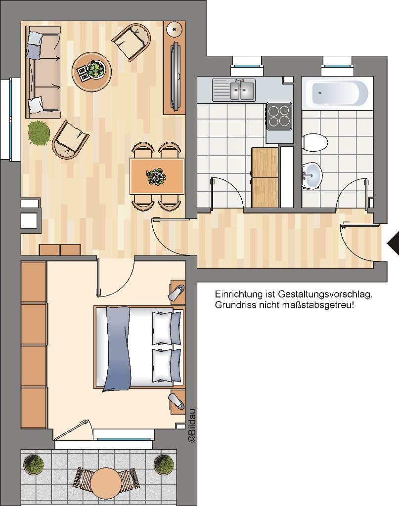 Wohnung zur Miete 389 € 2,5 Zimmer 47,8 m²<br/>Wohnfläche 1.<br/>Geschoss 24.01.2025<br/>Verfügbarkeit Anholter Straße 5 Resser Mark Gelsenkirchen 45892