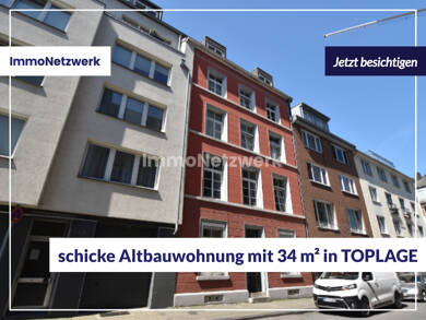 Studio zum Kauf 119.500 € 1 Zimmer 34 m² 3. Geschoss Aachen Aachen 52062