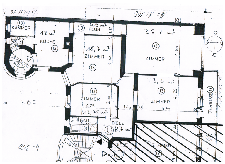 Wohnung zur Versteigerung 849.000.000 € 4,3 Zimmer 125 m² 4. Geschoss Charlottenburg Berlin 10629