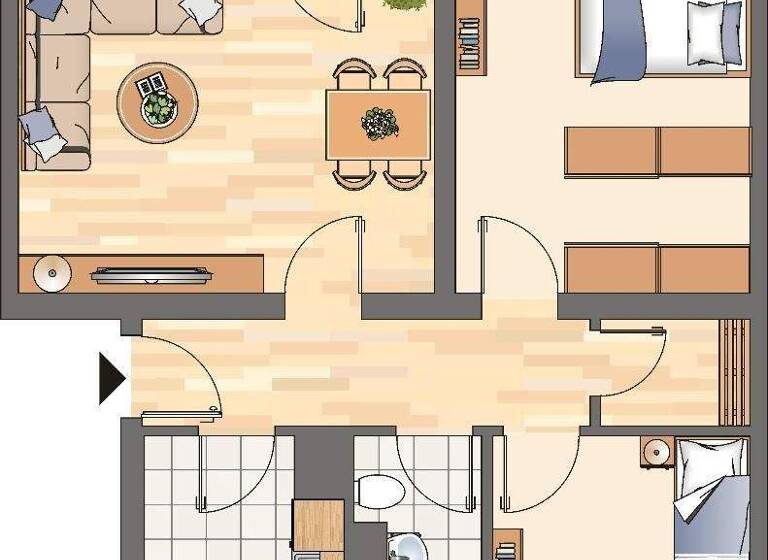 Wohnung zur Miete 519 € 3,5 Zimmer 69,2 m² 1. Geschoss frei ab 01.03.2026 Dresdener Straße 33 Deininghausen Castrop-Rauxel 44577