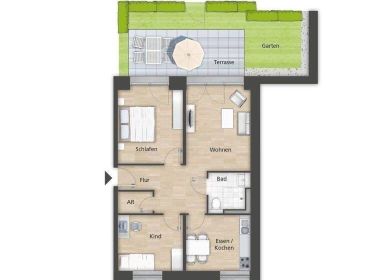 Wohnung zum Kauf - Erstbezug provisionsfrei 481.500 € 3 Zimmer 76,7 m² EG frei ab sofort Lorenz-Krapp-Straße 22 Bamberg 96052